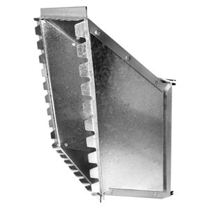 metal trunk duct collar